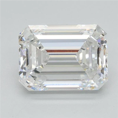 2.01ct F VS1 Rare Carat Ideal Cut Emerald Lab Grown Diamond