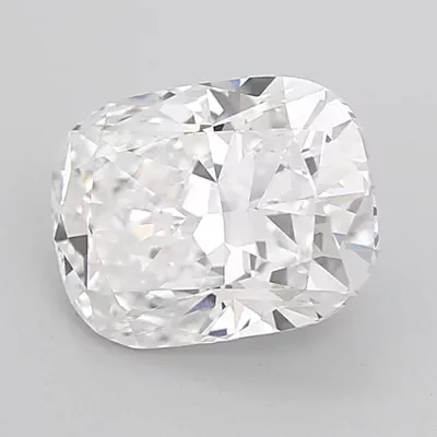 3.08ct D VVS2 Rare Carat Ideal Cut Cushion Lab Grown Diamond