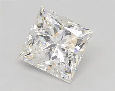 4.02ct F VS1 Rare Carat Ideal Cut Princess Lab Grown Diamond