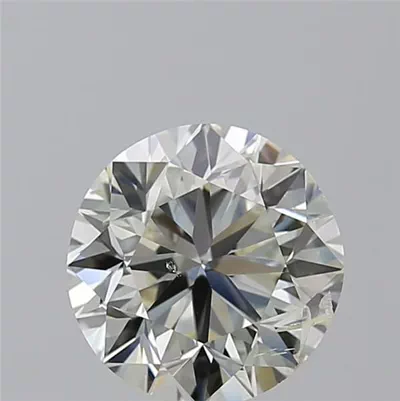 3.01ct J SI2 Very Good Cut Round Diamond