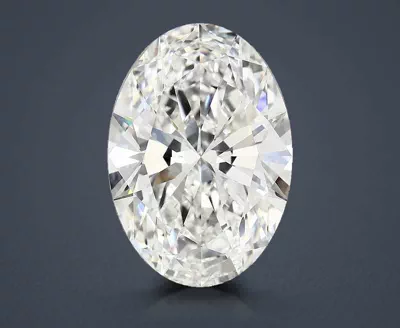 10.05ct F VVS2 Rare Carat Ideal Cut Oval Lab Grown Diamond