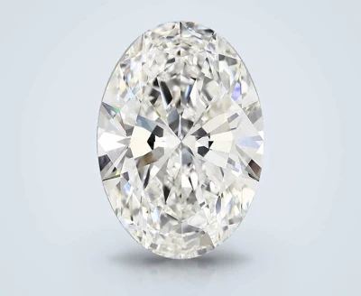 10.05ct F VVS2 Rare Carat Ideal Cut Oval Lab Grown Diamond