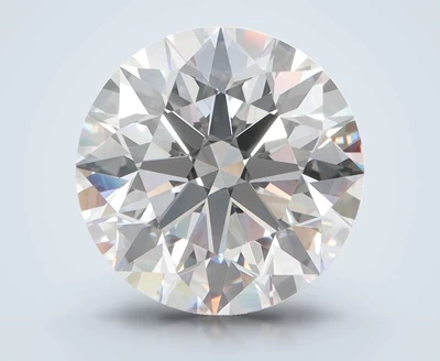 4.09ct D IF Rare Carat Ideal Cut Round Lab Grown Diamond