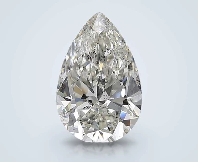 3.30ct H SI2 Rare Carat Ideal Cut Pear Diamond
