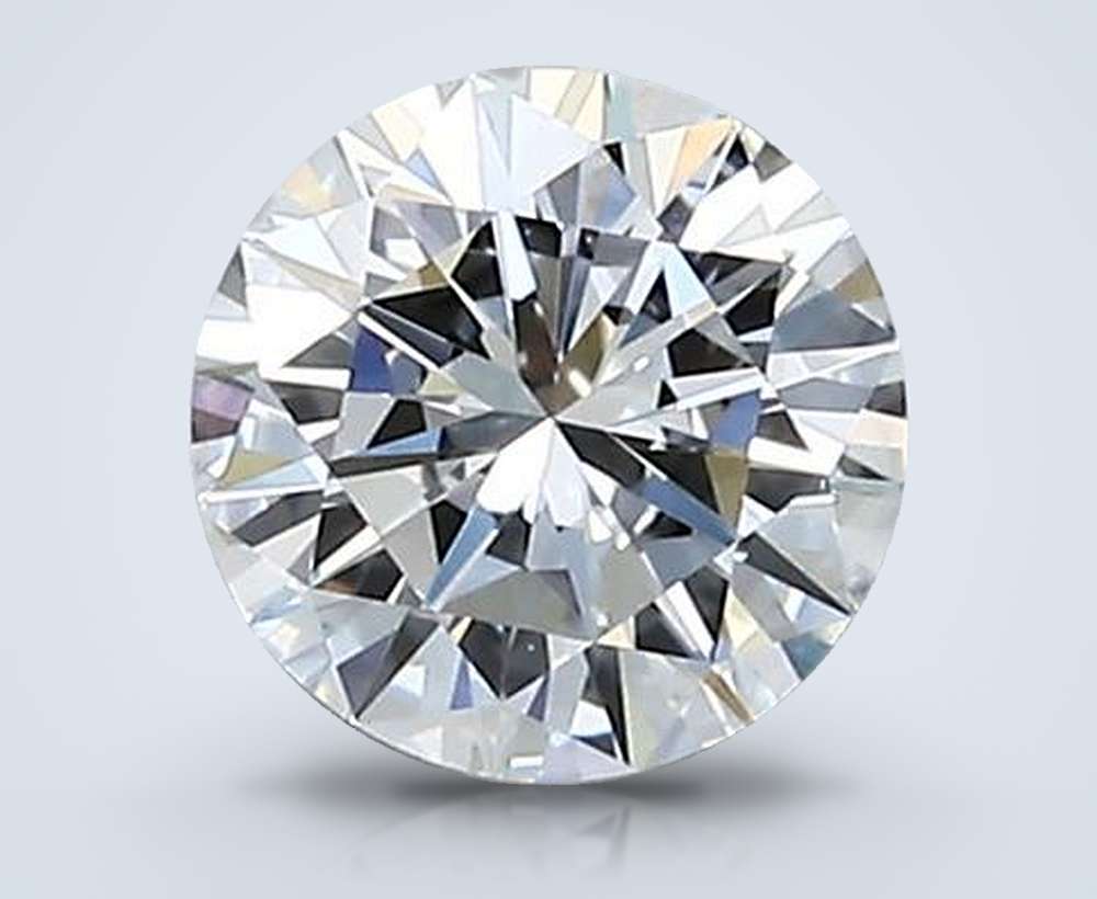 0.57ct H VVS2 Very Good Cut Round Diamond