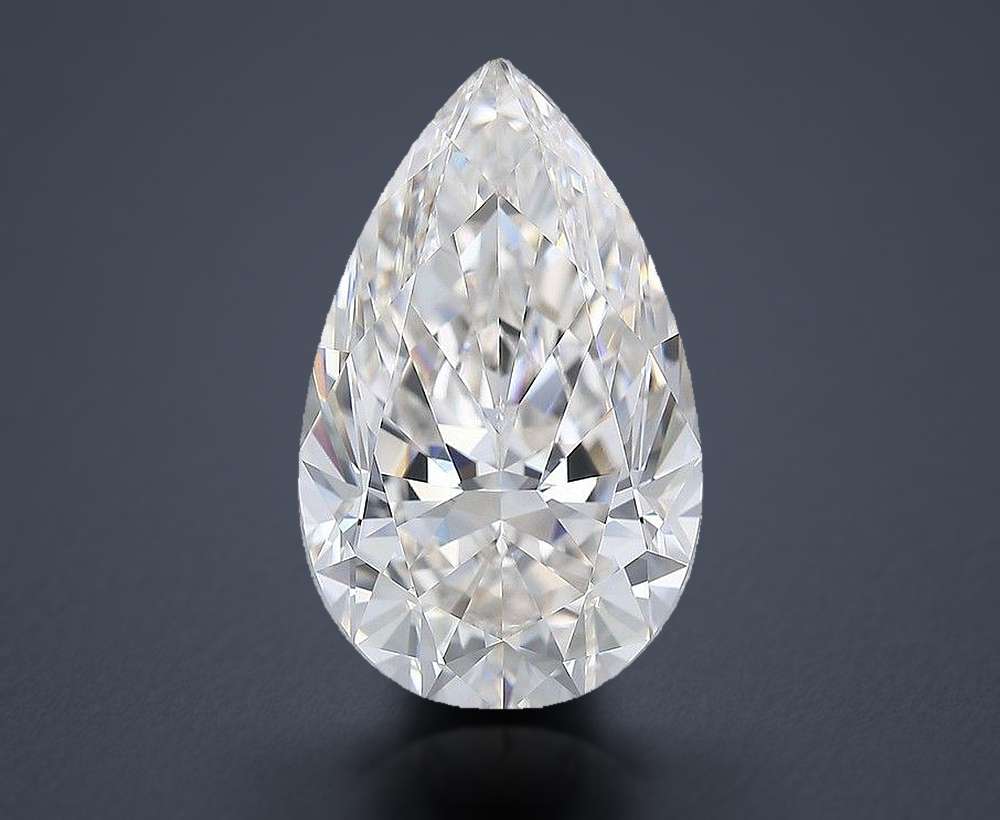 5.25ct I IF Rare Carat Ideal Cut Pear Diamond