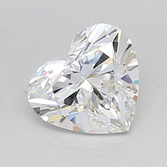 0.83ct D VVS2 Rare Carat Ideal Cut Heart Lab Grown Diamond