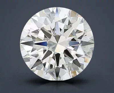 4.01ct K SI1 Rare Carat Ideal Cut Round Diamond