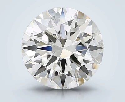 4.01ct K SI1 Rare Carat Ideal Cut Round Diamond