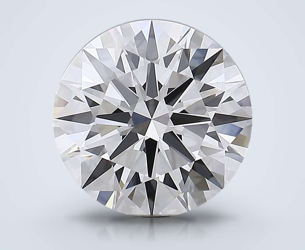 6.14ct E IF Rare Carat Ideal Cut Round Lab Grown Diamond