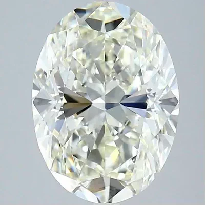 4.01ct J VVS1 Rare Carat Ideal Cut Oval Diamond