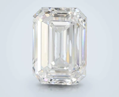 4.56ct F VS1 Rare Carat Ideal Cut Emerald Lab Grown Diamond