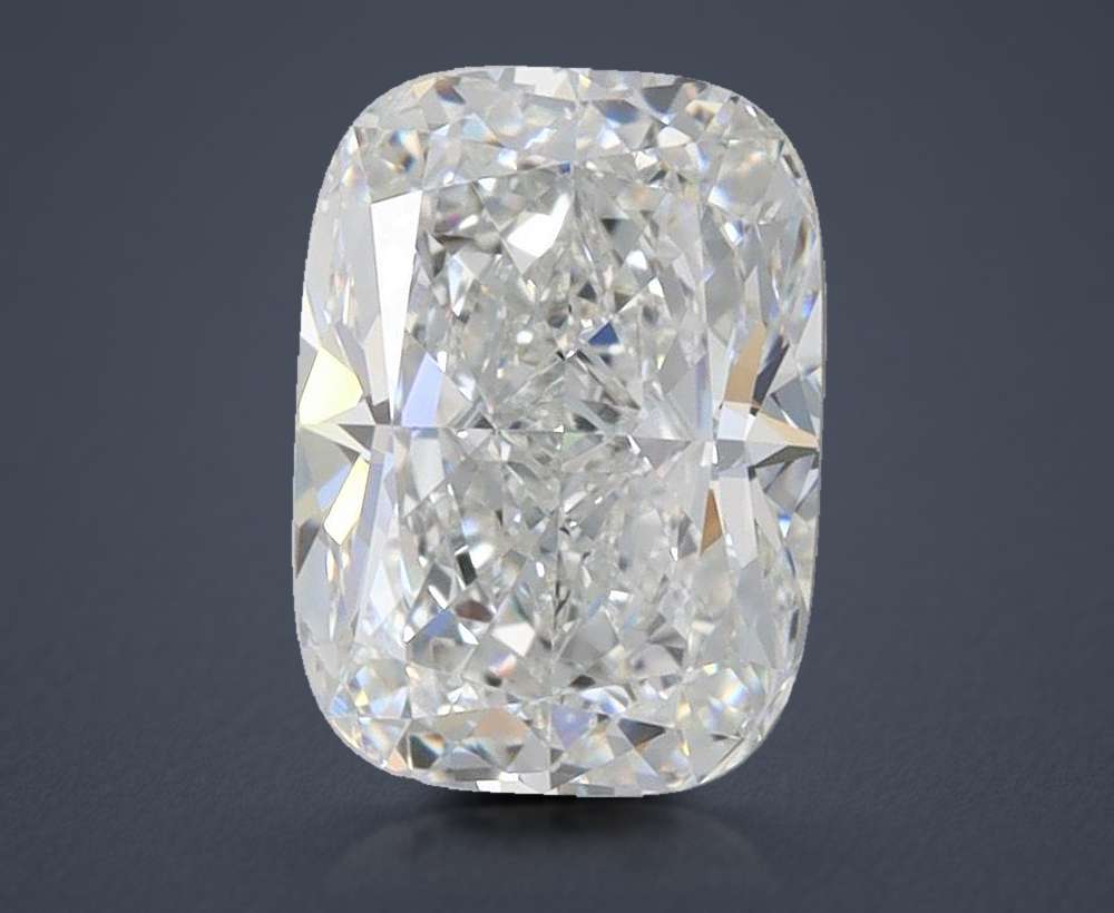 2.04ct E VVS1 Very Good Cut Cushion Lab Grown Diamond