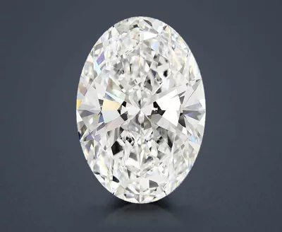 11.51ct F VVS2 Rare Carat Ideal Cut Oval Lab Grown Diamond