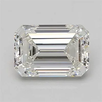 1.60ct F VVS2 Rare Carat Ideal Cut Emerald Lab Grown Diamond