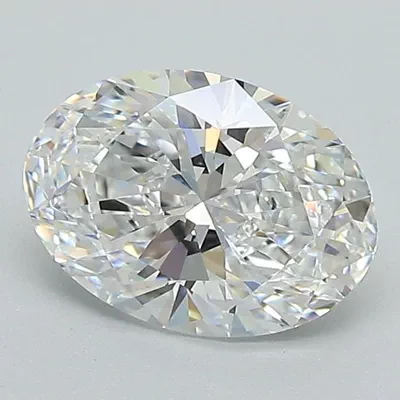 1.36ct D VVS1 Rare Carat Ideal Cut Oval Lab Grown Diamond