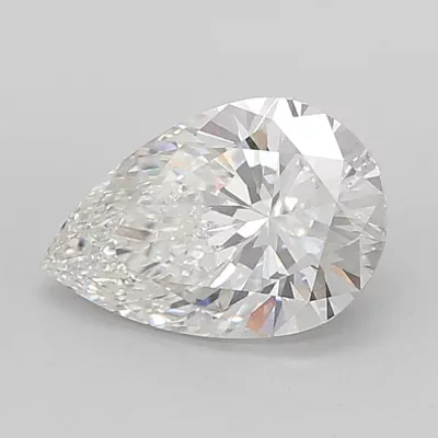 5.02ct G VVS2 Rare Carat Ideal Cut Pear Lab Grown Diamond
