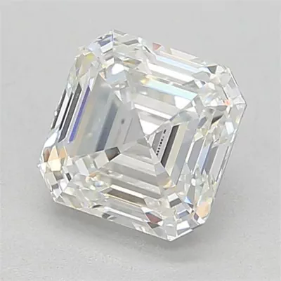 0.91ct F VVS2 Rare Carat Ideal Cut Asscher Lab Grown Diamond
