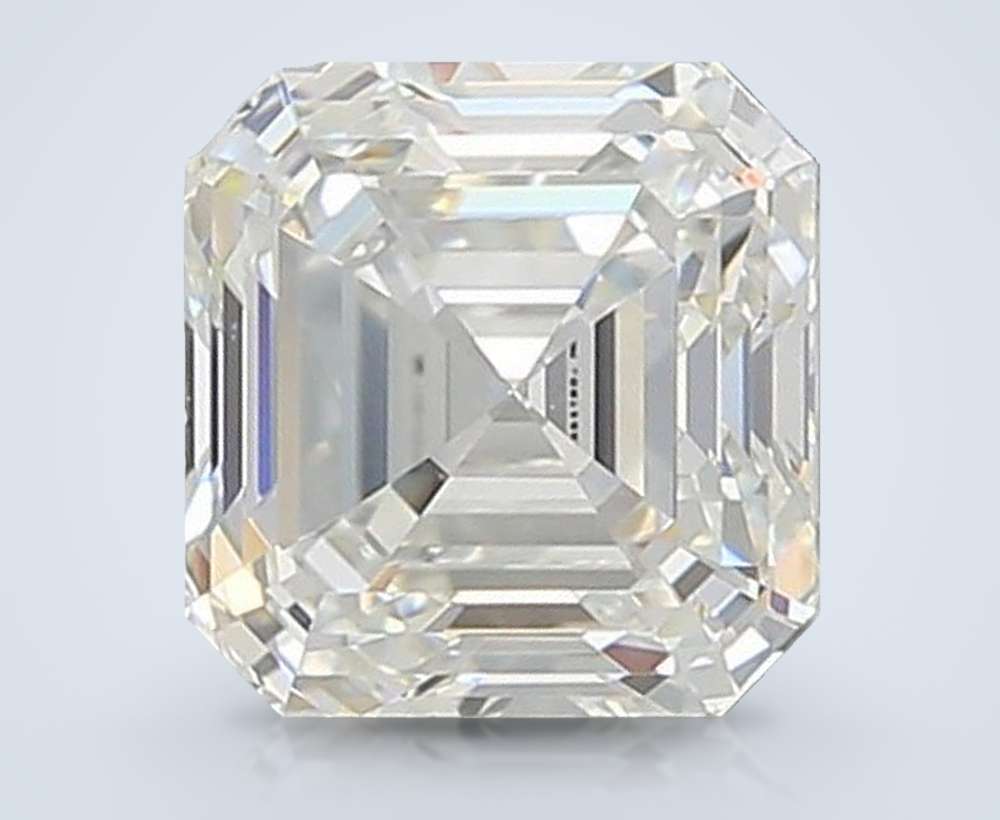 0.91ct F VVS2 Rare Carat Ideal Cut Asscher Lab Grown Diamond