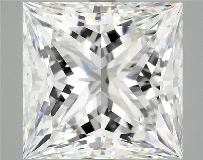 8.52ct E VVS2 Rare Carat Ideal Cut Princess Lab Grown Diamond