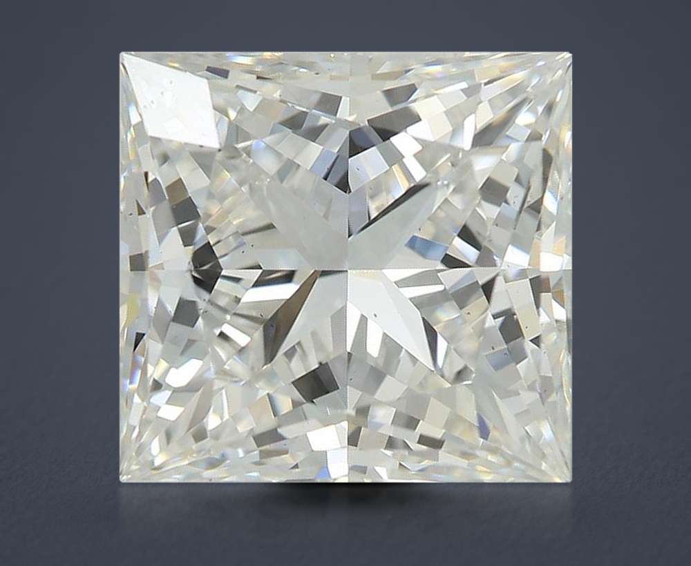 5.09ct E VS2 Rare Carat Ideal Cut Princess Lab Grown Diamond