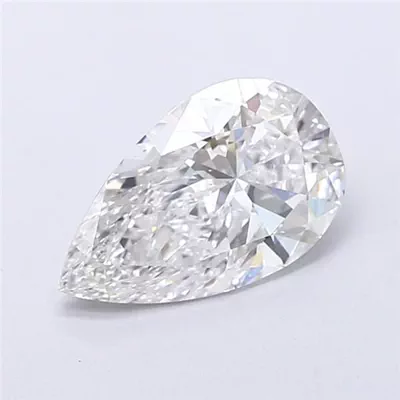 1.51ct E VS2 Rare Carat Ideal Cut Pear Lab Grown Diamond