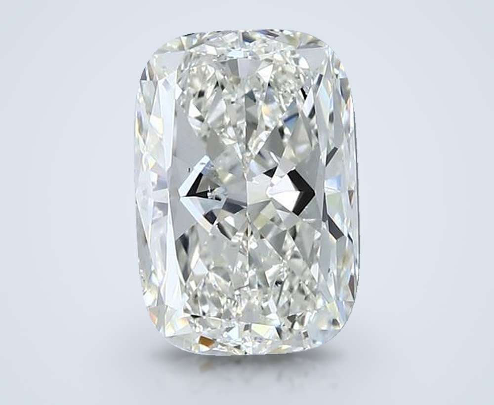 3.61ct J SI1 Very Good Cut Cushion Diamond