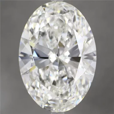 10.00ct F VVS2 Rare Carat Ideal Cut Oval Lab Grown Diamond