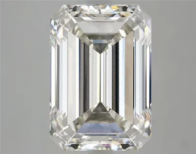 5.03ct H VS2 Rare Carat Ideal Cut Emerald Lab Grown Diamond