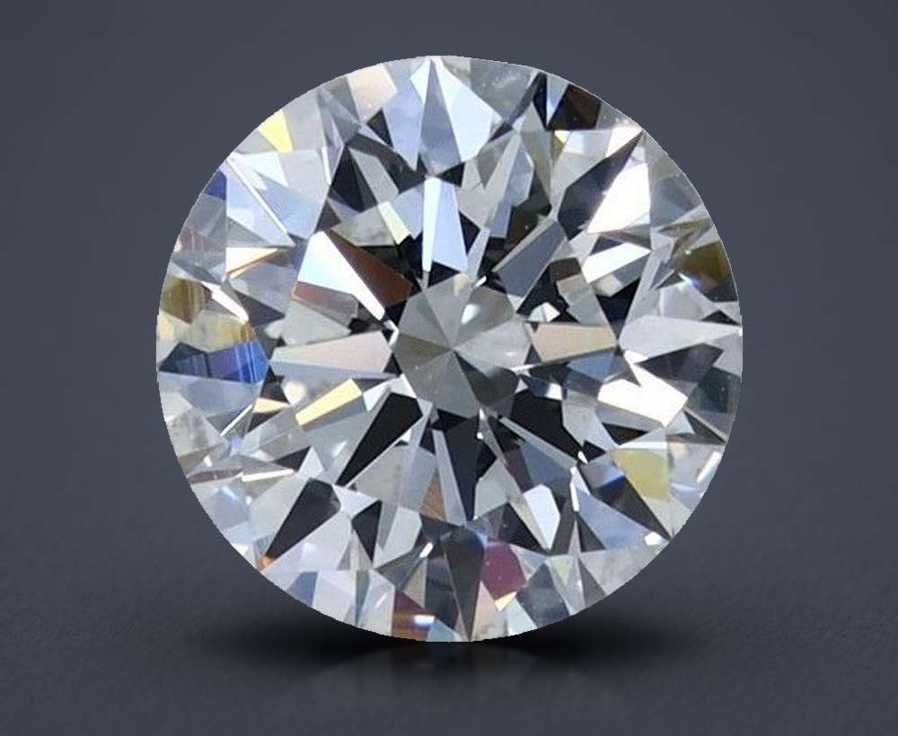 2.02ct H VS1 Rare Carat Ideal Cut Round Diamond