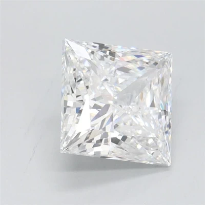 1.50ct E VS1 Rare Carat Ideal Cut Princess Lab Grown Diamond