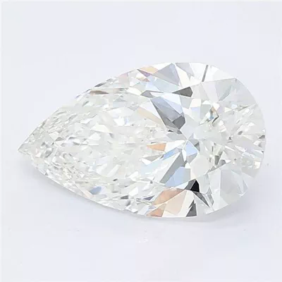 1.51ct F VVS2 Rare Carat Ideal Cut Pear Lab Grown Diamond