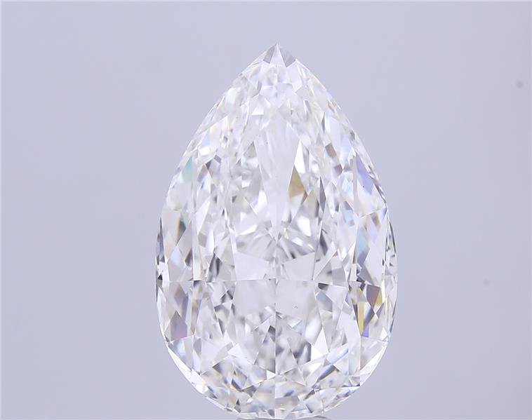 20.09ct F VS1 Rare Carat Ideal Cut Pear Lab Grown Diamond