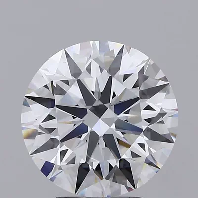 4.01ct F SI1 Rare Carat Ideal Cut Round Lab Grown Diamond