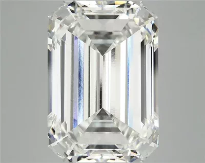 12.04ct F VVS2 Rare Carat Ideal Cut Emerald Lab Grown Diamond