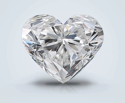 0.91ct E VS2 Rare Carat Ideal Cut Heart Diamond