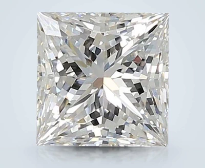 2.10ct E VVS2 Rare Carat Ideal Cut Princess Lab Grown Diamond