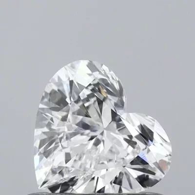 0.55ct D VVS1 Very Good Cut Heart Lab Grown Diamond