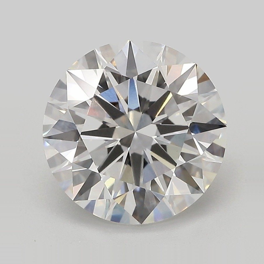 4.09ct E VVS2 Rare Carat Ideal Cut Round Lab Grown Diamond