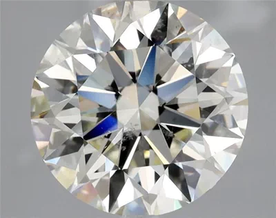 2.70ct K SI2 Rare Carat Ideal Cut Round Diamond