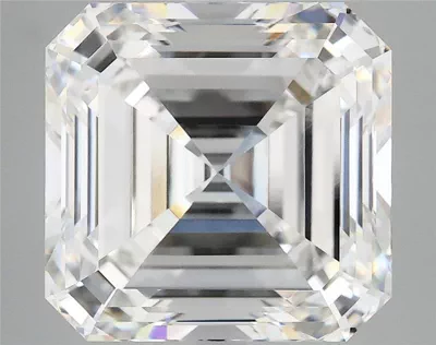 8.02ct F VVS2 Excellent Cut Asscher Lab Grown Diamond
