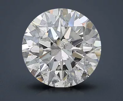 3.30ct J SI2 Rare Carat Ideal Cut Round Diamond