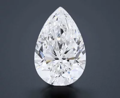 18.06ct F VS1 Rare Carat Ideal Cut Pear Lab Grown Diamond