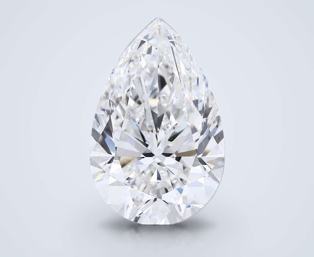 18.06ct F VS1 Rare Carat Ideal Cut Pear Lab Grown Diamond