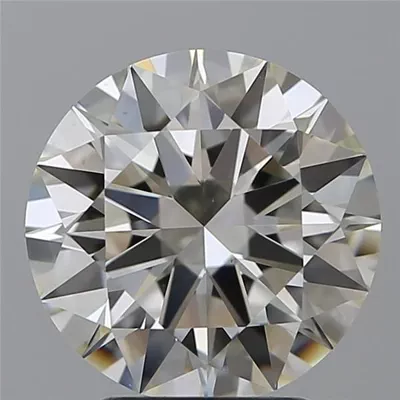 3.06ct K VS1 Rare Carat Ideal Cut Round Diamond