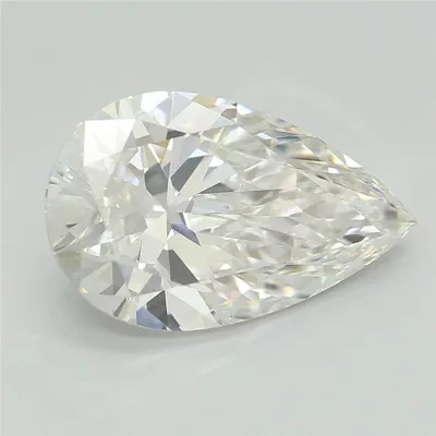 2.54ct E VS1 Rare Carat Ideal Cut Pear Lab Grown Diamond