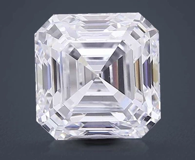 10.53ct E VS2 Very Good Cut Asscher Lab Grown Diamond