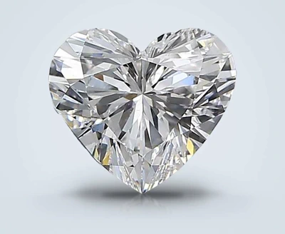 0.90ct D SI1 Rare Carat Ideal Cut Heart Diamond