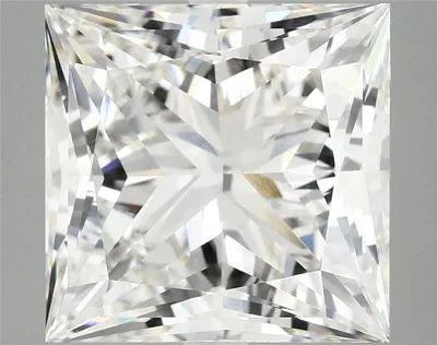8.03ct F VVS2 Rare Carat Ideal Cut Princess Lab Grown Diamond
