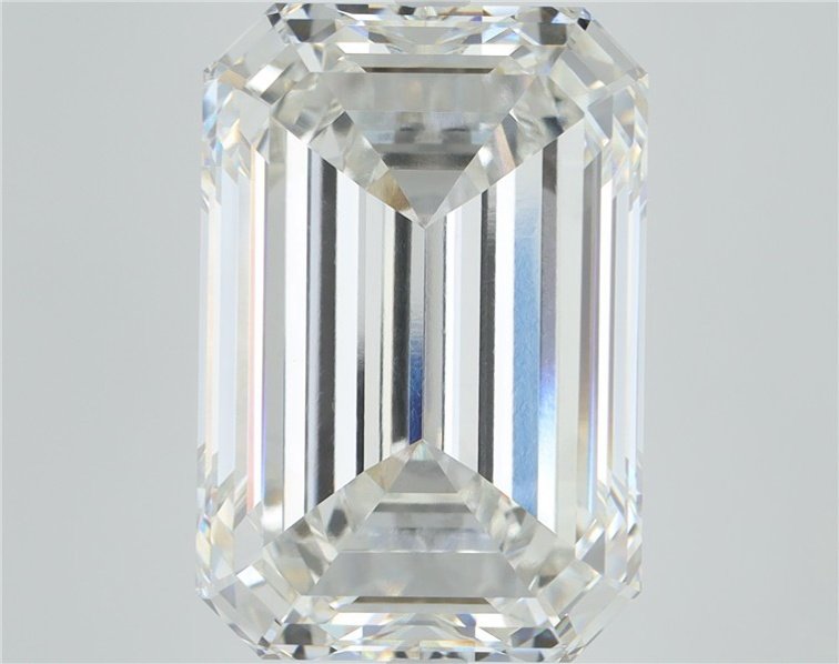 14.53ct F VVS2 Very Good Cut Emerald Lab Grown Diamond